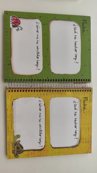 Agenda infantil El monstruo de colores