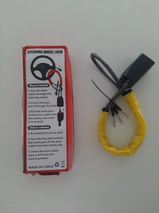 Candado Cable Bicicleta con 3 Llaves
