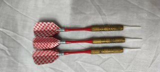 Set de 12 dardos con punta de plástico