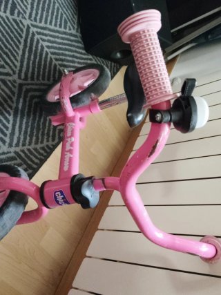 Bici equilibrio sin pedales infantil  rosa