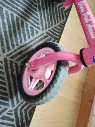 Bici equilibrio sin pedales infantil  rosa