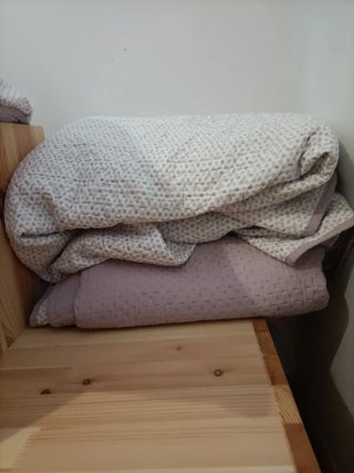 Colcha Malva Reversible