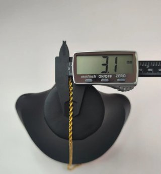 Cadena Oro 18K (750) Cordón Salomónico