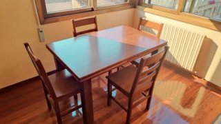 Mesa de comedor extensible madera