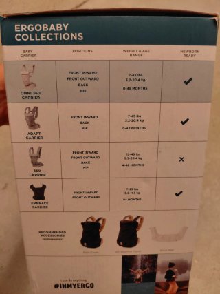 Mochila Portabebés Ergobaby Omni 360