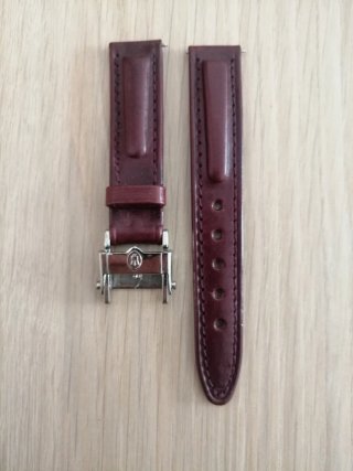 Correa de reloj de cuero marrón