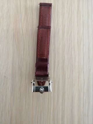 Correa de reloj de cuero marrón