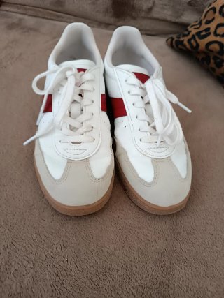 Scarpe bimbo Zara bianche e rosse n. 32