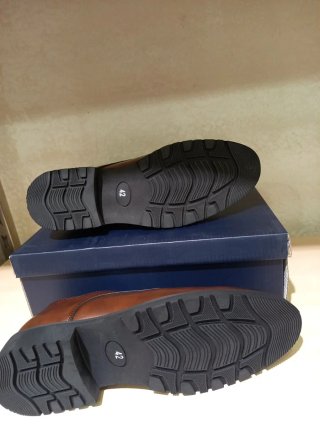 Scarpe uomo eleganti marrone taglia 42