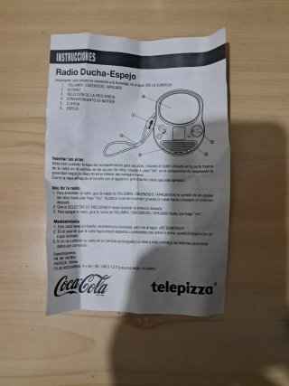 Radio Telepizza Coca-Cola Vintage