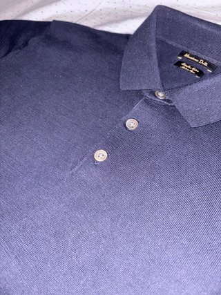 Polo Massimo Dutti Azul Marino
