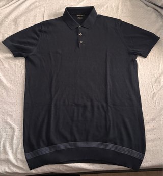 Polo Massimo Dutti Azul Marino