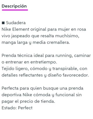 Nike Element-Zip Sudadera T.L