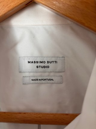 Camisa Massimo Dutti Blanca Talla S