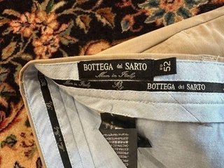 Pantaloni Chino Bottega del Sarto Taglia 52 Beige