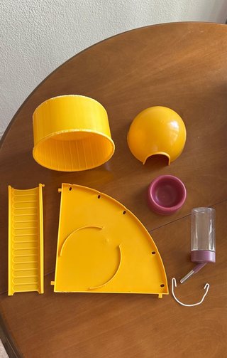 Jaula hámster con accesorios