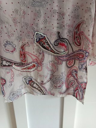 Casaca Blusón Seda India Multicolor TallaM