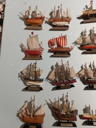 Colección Veleros Míticos Maquetas