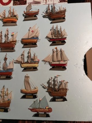 Colección Veleros Míticos Maquetas