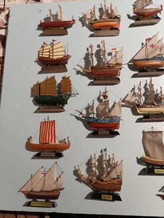 Colección Veleros Míticos Maquetas