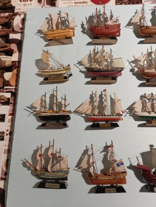 Colección Veleros Míticos Maquetas