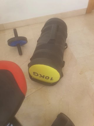 Máquina de remo y saco entrenamiento 10kg