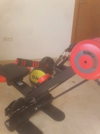 Máquina de remo y saco entrenamiento 10kg