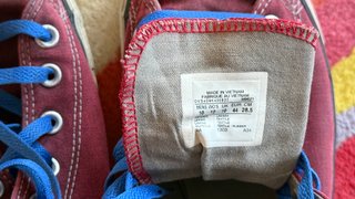 Converse All Star Bordeaux Uomo Taglia 44