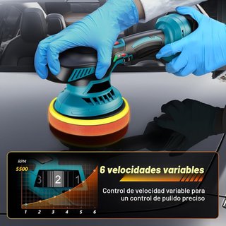 Pulidora Orbital 21V Inalámbrica