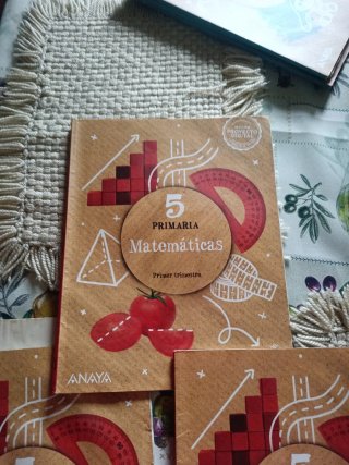 Libro escolar matemáticas quinto de primaria