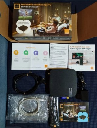 Decodificador Orange TV Android TV 4K UHD