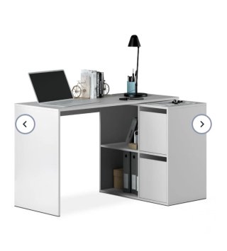Escritorio blanco multiposiciones