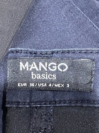 Pantaloni bambino blu con cerniera