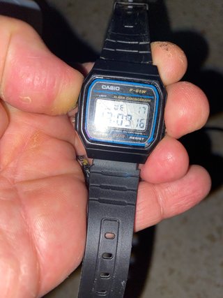 Reloj Casio F-91W Negro ultima bajada