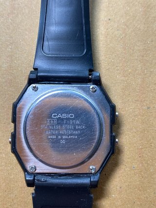 Reloj Casio F-91W Negro ultima bajada