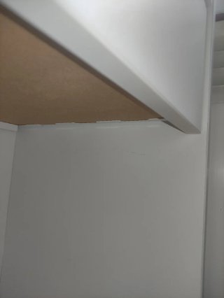 Mesilla de noche HAUGA Ikea blanca