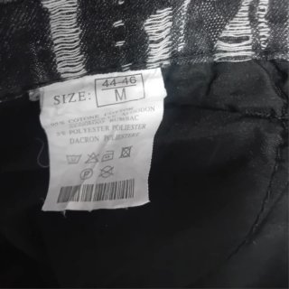 Completo Denim Uomo Nero Grigio Nuovo