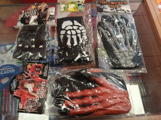 Guantes Halloween Sado y Devil
