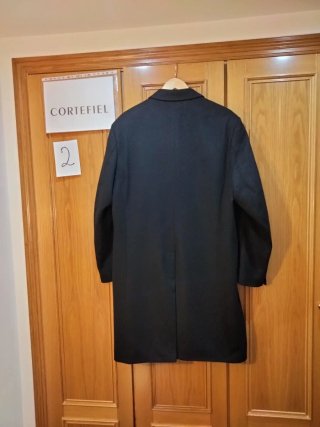Abrigo Cortefiel Azul Marino Talla 52