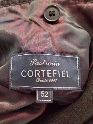 Abrigo Cortefiel Azul Marino Talla 52