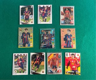 Colección Cromos Fútbol Gavi y Pedri