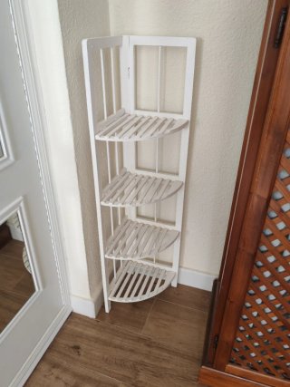 Estantería plegable de madera