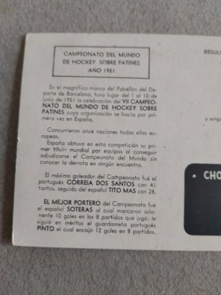 España Campeón Mundo Hockey Patines 1951 batanga