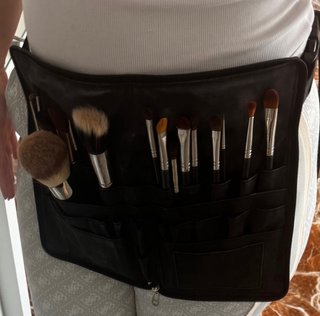 Manta de maquillaje y pinceles sin estrenar