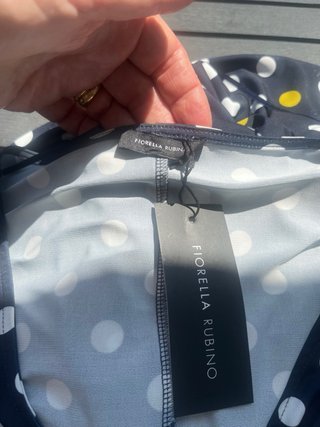 Vestito lungo pois Fiorella Rubino taglia M