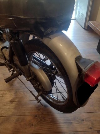 Bultaco Mercurio Moto Clásica Azul/Plata