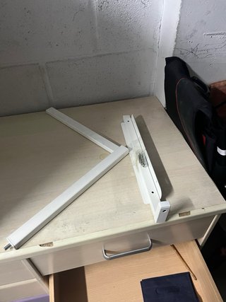 Mesa abatible de pared madera