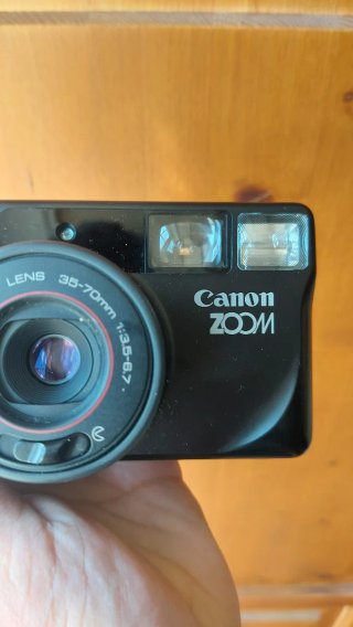 Cámara analógica Canon Autoboy Zoom Date PROBADA