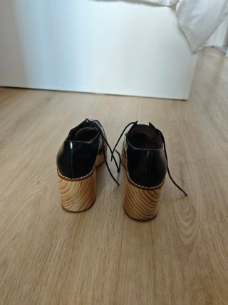 Zapatos Uterqüe piel negros