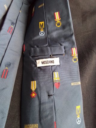 Cravatte Moschino Seta Italiana